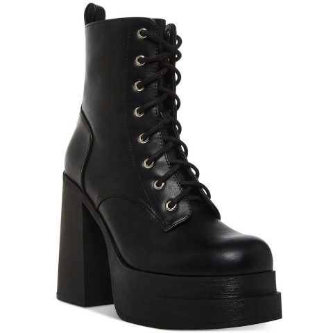 Drivenn Faux Leather Combat & Lace-up Boots