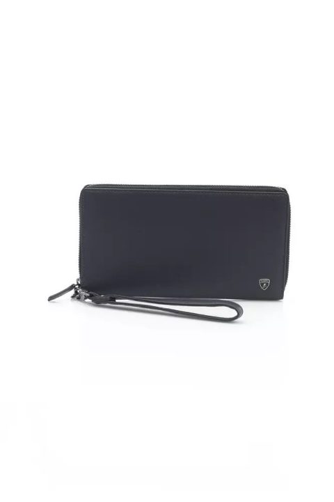 Automobili Lamborghini Sleek Leather Zip Men’s Wallet