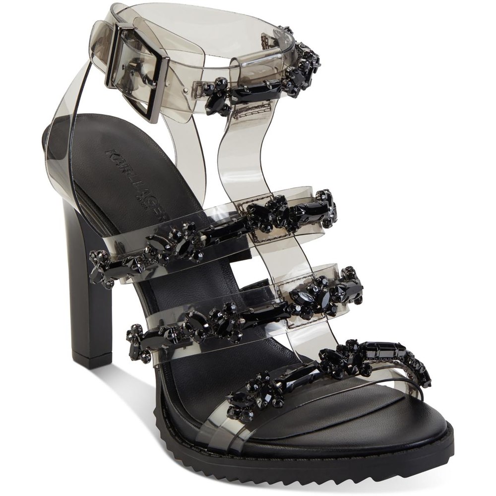 Bristol Embellished Caged Heels