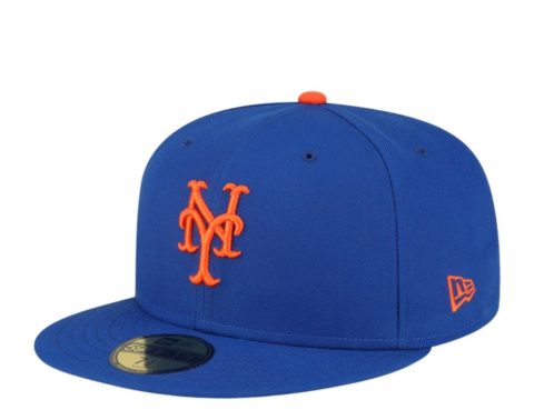 New Era New York Mets OTC 59FIFTY Fitted Cap 60291256 – Blue/Grey UV 7676485992508