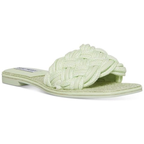 Zeal Braided Embellished Slide Sandals