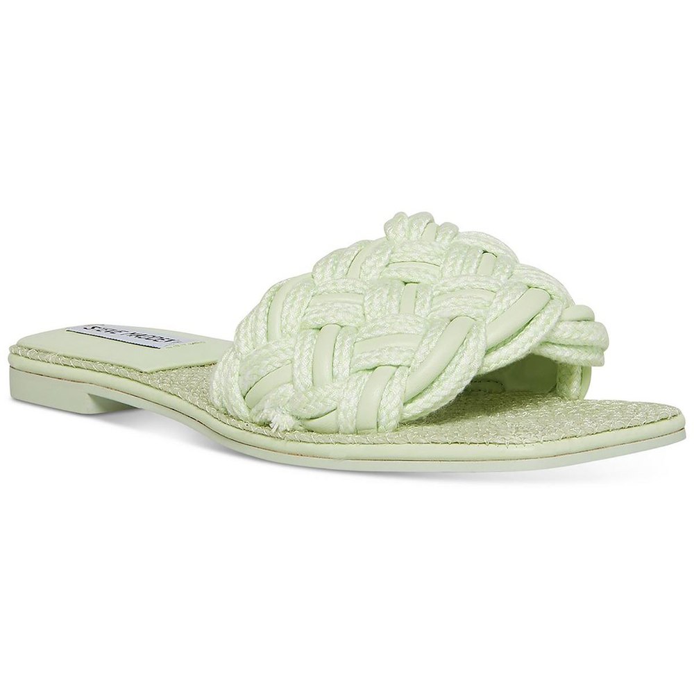 Zeal Braided Embellished Slide Sandals