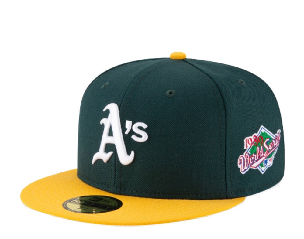 New Era 59Fifty MLB Oakland Athletics 1989 World Series Fitted Hat 11941900 7676485402684