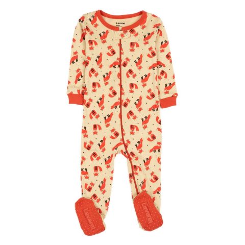 Kids Footed Cotton Pajamas Fox