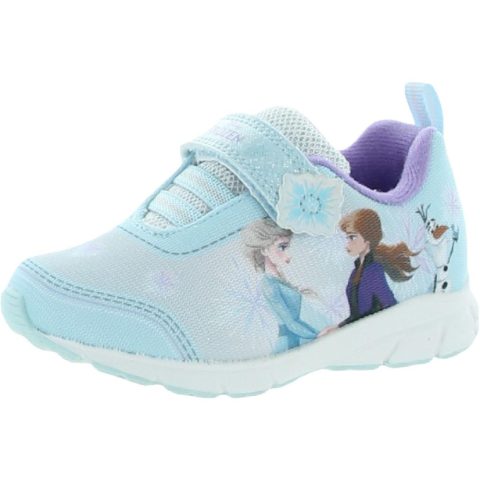Frozen II Baby Girl’s Knit Printed Slip On Sneakers