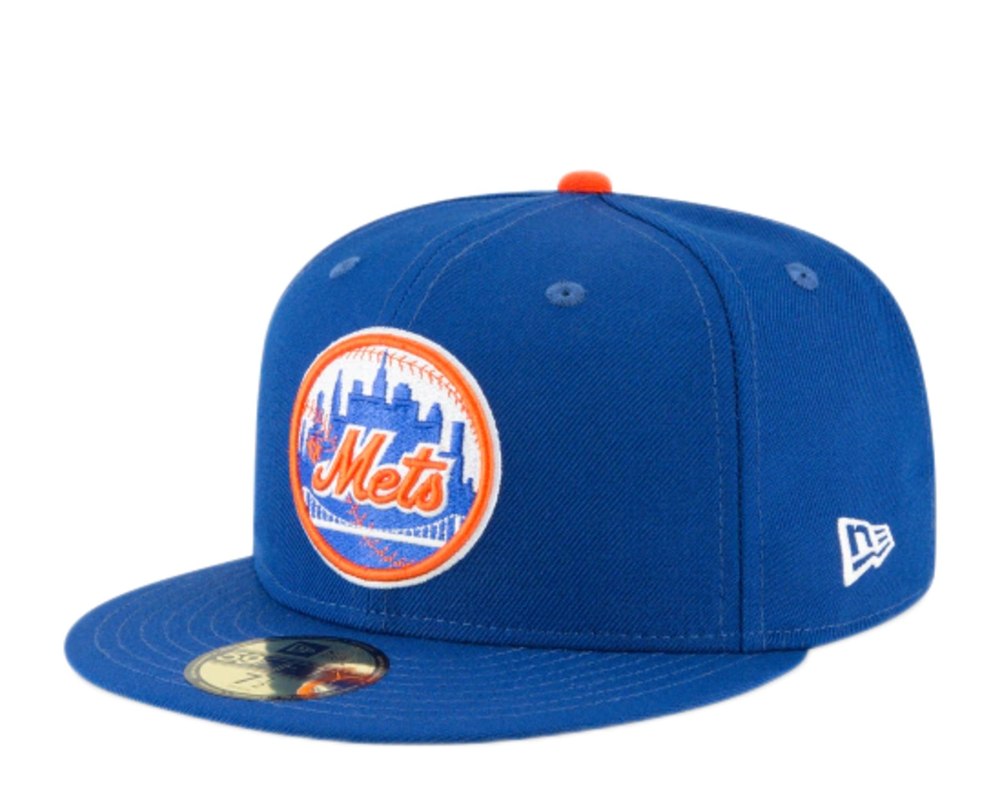 New Era 59Fifty MLB New York Mets 1962 Cooperstown Blue Fitted Hat 11590965 7676491137084
