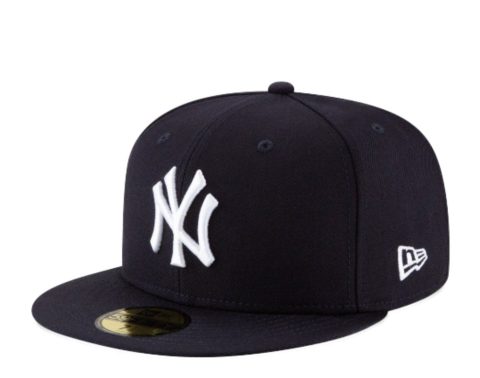 New Era 59Fifty MLB New York Yankees Wool Navy Blue Fitted Hat 11941906 7676492283964