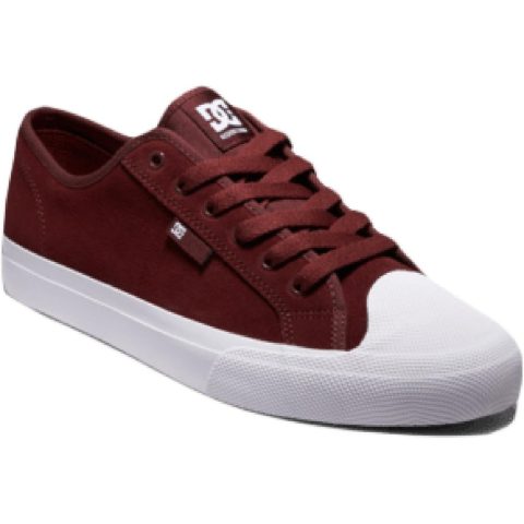 DC Footwear Manual RT S Suede Lace Up Athletic Skate Shoes
