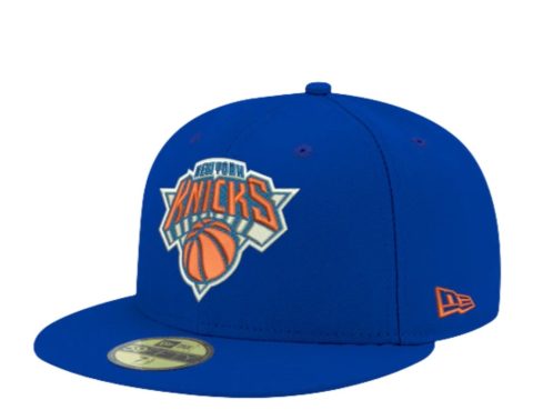 New Era 59Fifty NBA New York Knicks Blue Fitted Hat 70343402 7676494741564