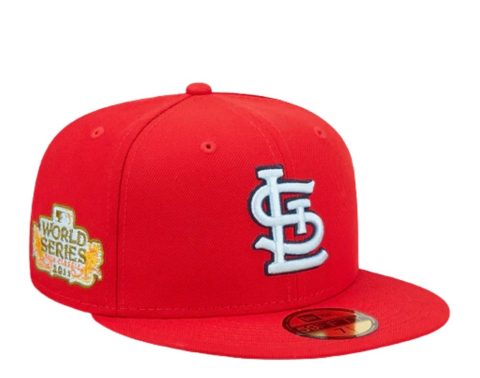 New Era 59Fifty MLB St. Louis Cardinals Cloud Under Red Fitted Hat 60243780 7676495134780