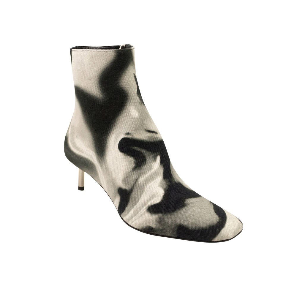 Off-White C/O Virgil Abloh Liquid Melt Allen Ankle Boots – Gray