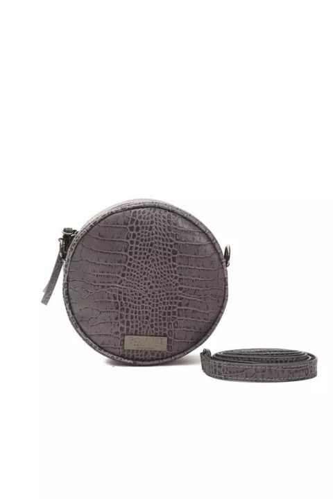 Pompei Donatella Chic Croc-Embossed Women’s Crossbody
