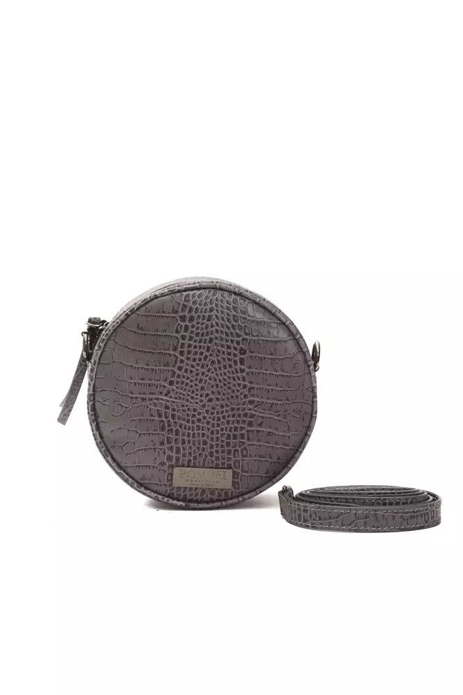 Pompei Donatella Chic Croc-Embossed Women’s Crossbody