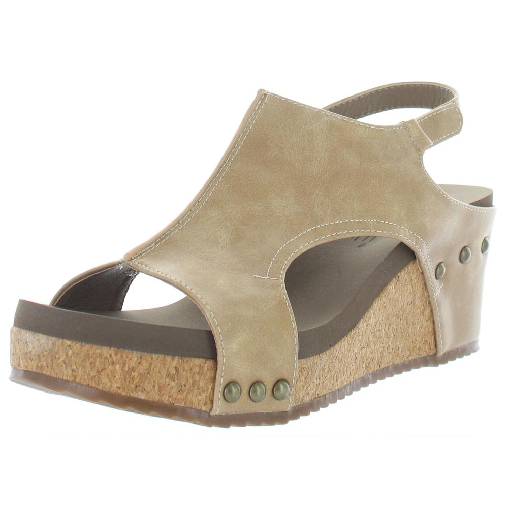 Carley Cork Slingback Wedge Sandals