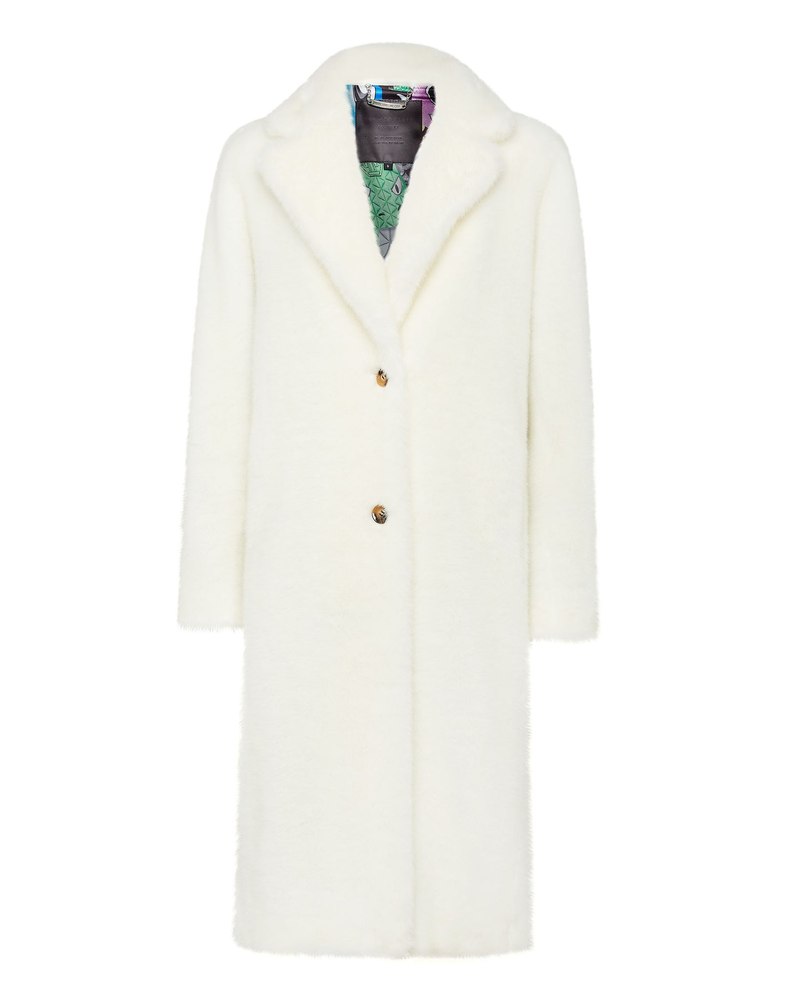 Eco fur Long Coat Monsters 7676510765116