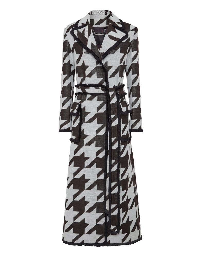 Long Vest Coat Pied de poul 7676511223868