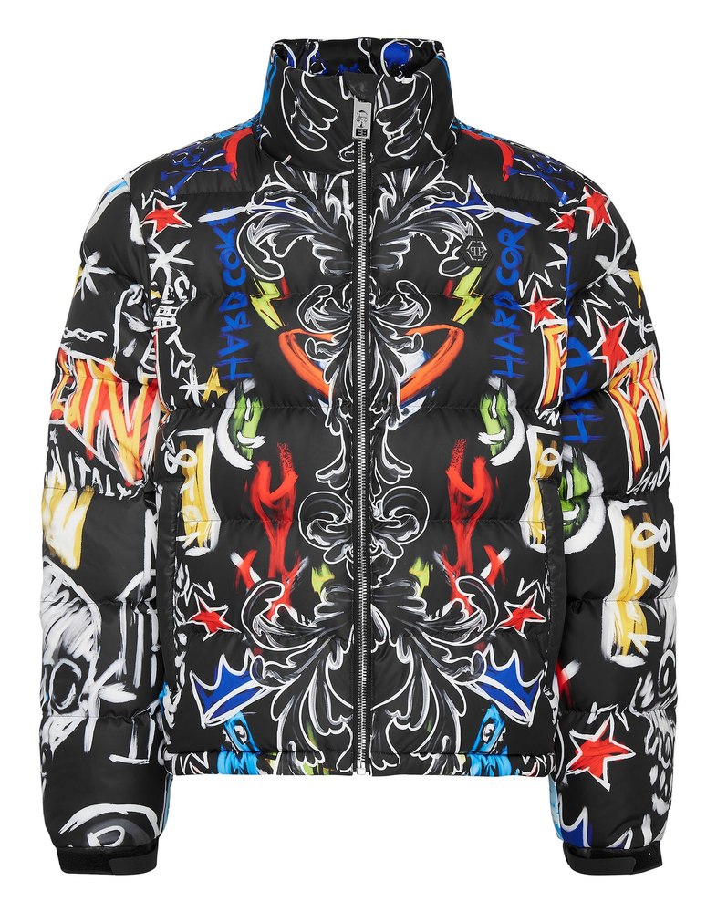 Down Puffer Jacket Skull and Plein 7676511191100