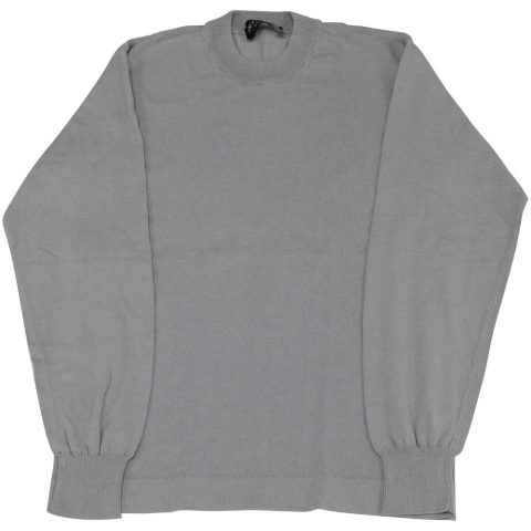 Dolce & Gabbana Long Sleeves Sweater in Grey Cotton 7766483173436