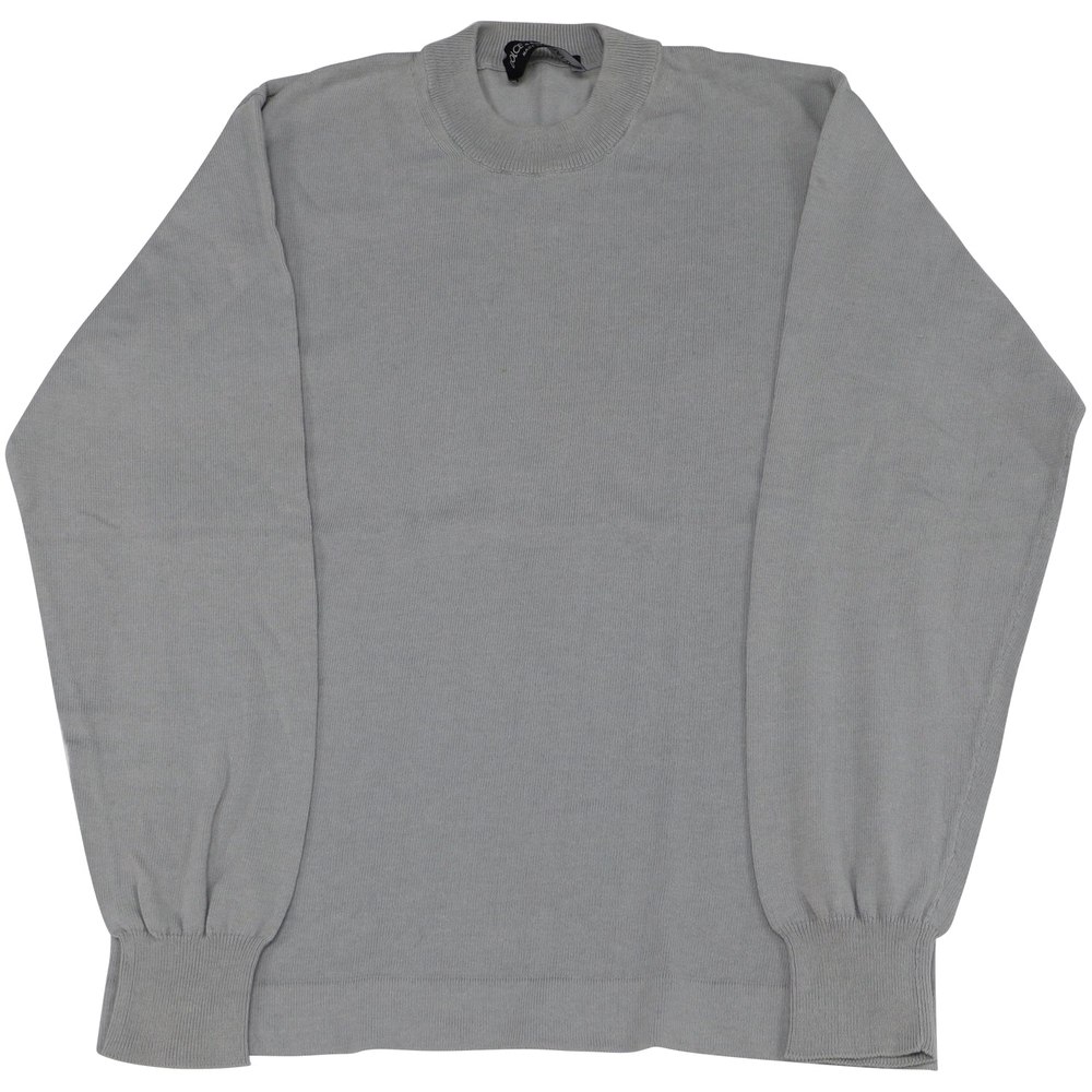 Dolce & Gabbana Long Sleeves Sweater in Grey Cotton 7766483173436