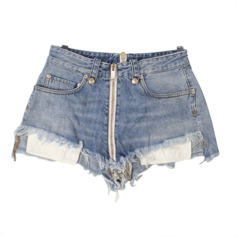 Unravel Project Denim Zipped Shorts – Denim