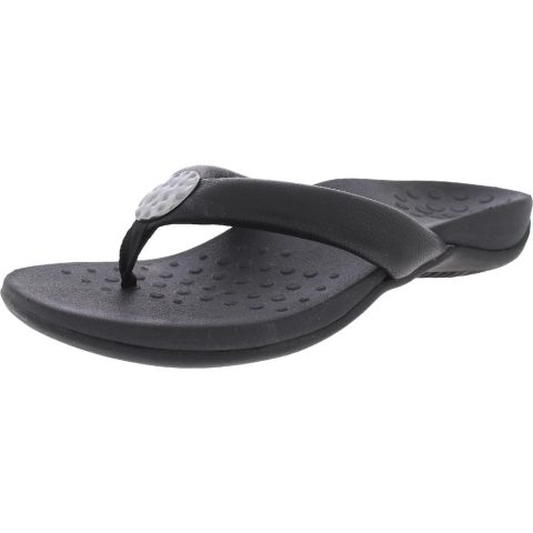 Lida Leather Slip On Thong Sandals