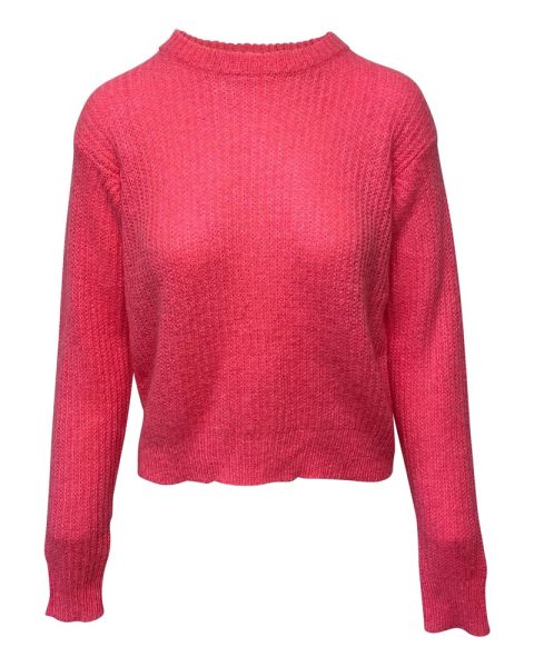 T by Alexander Wang Knit Sweater in Pink Acrylic 7766490349628
