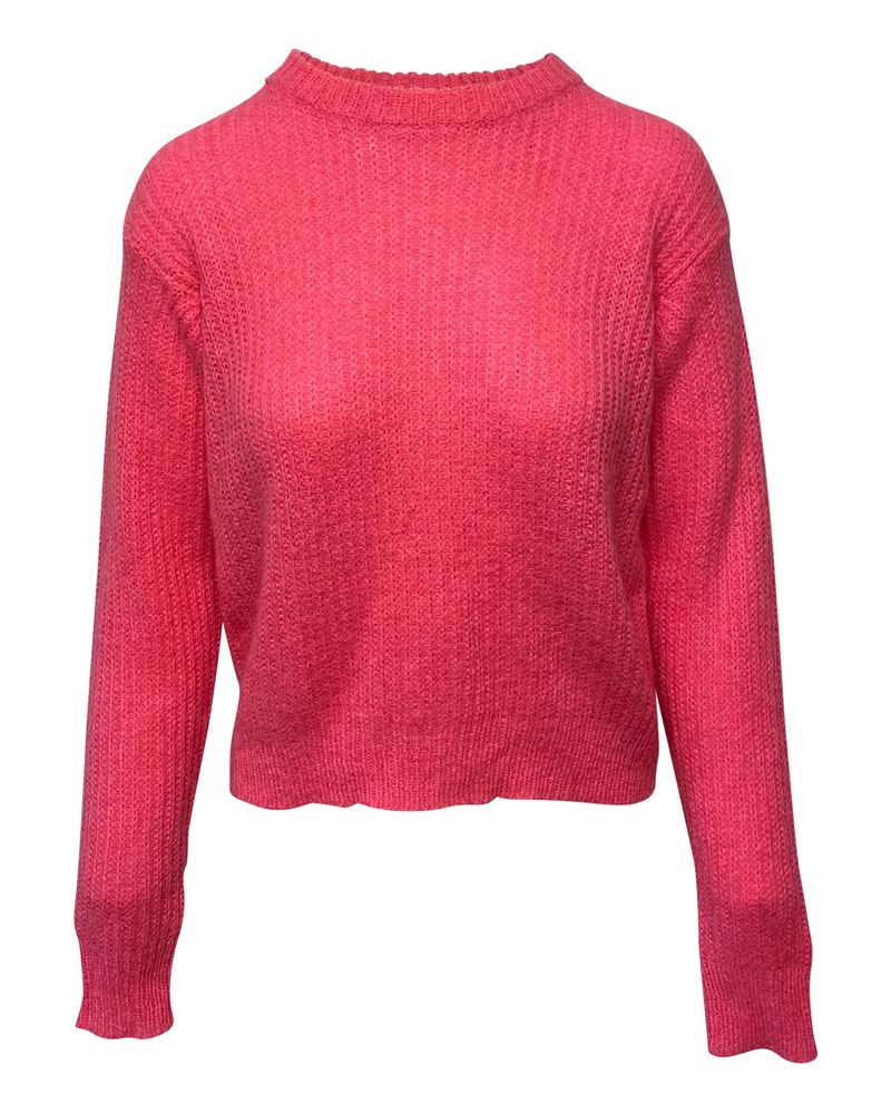 T by Alexander Wang Knit Sweater in Pink Acrylic 7766490349628