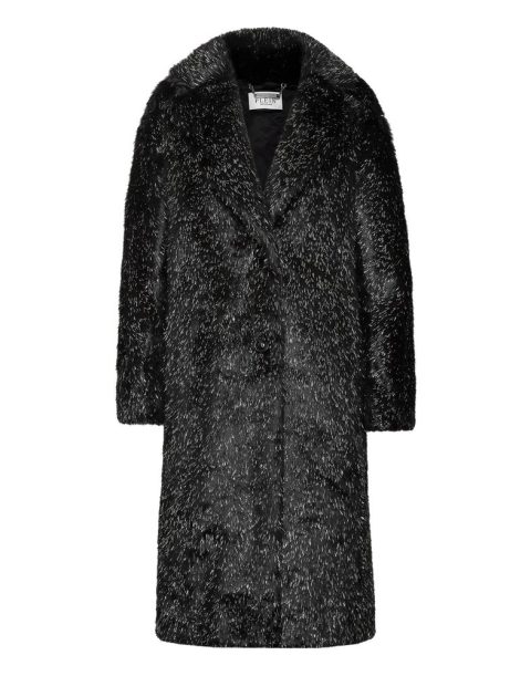 Eco Fur Long Coat Skull 7676511911996