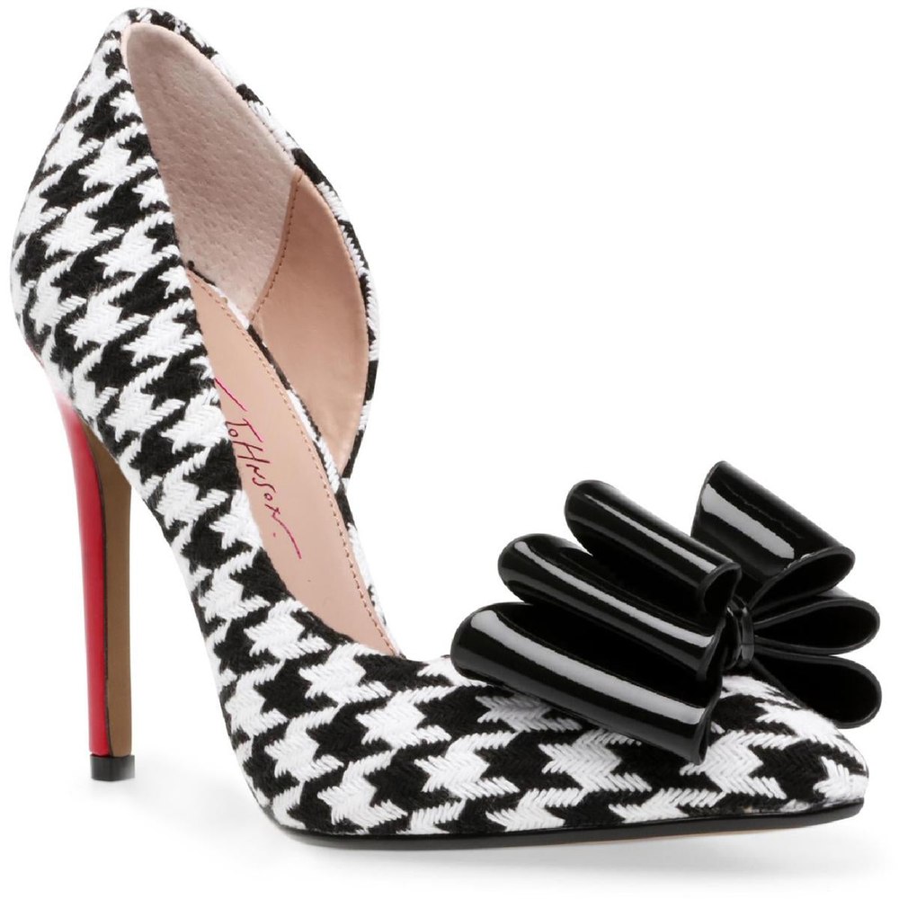 Prince P Bow Stilettos D’Orsay Heels