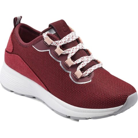 Skip 2 Knit Lace up Cushioned Walking Sneaker
