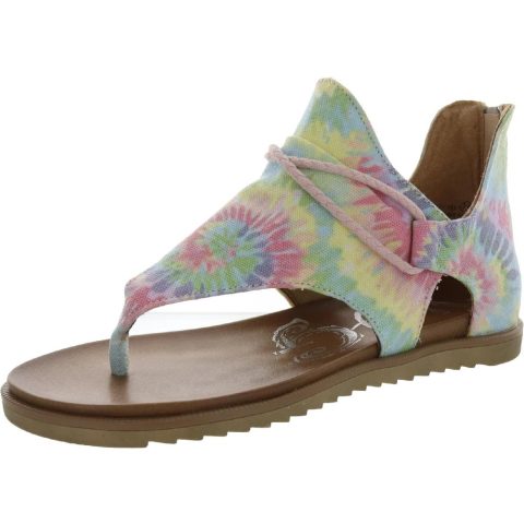 Dusk Canvas Tie-Dye Thong Sandals