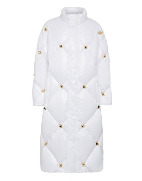 Long Puffer Jacket Nylon shiny 7676512960572
