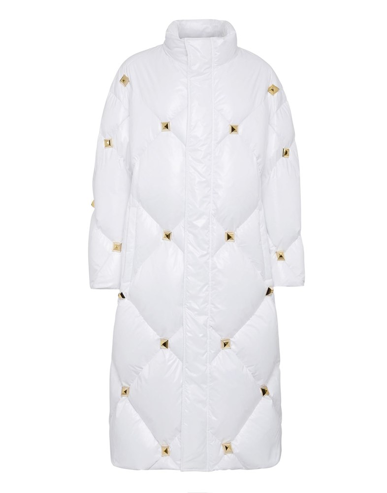 Long Puffer Jacket Nylon shiny 7676512960572