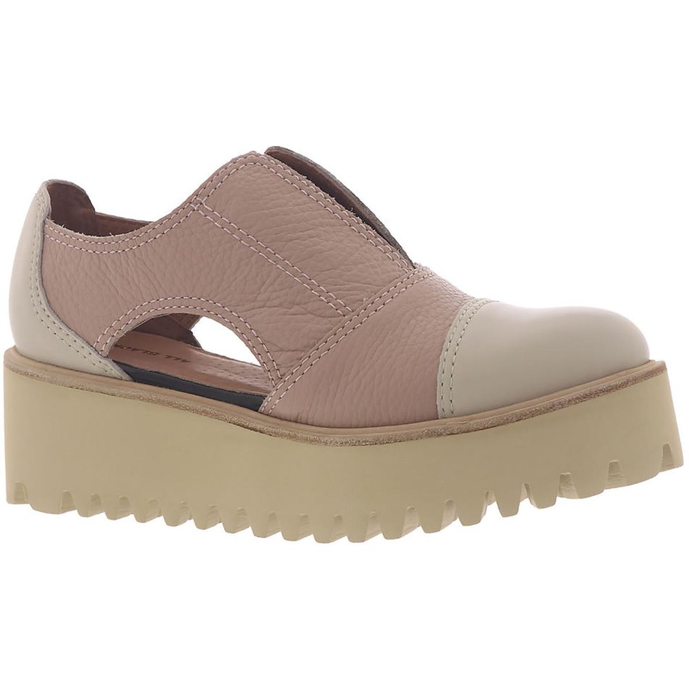 Soft Cutout Cowman Slip On Platforms Flatform Sandals