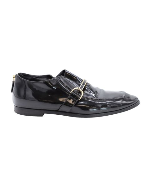 Stella McCartney Morgana Loafers in Black Patent Leather 7766499852348