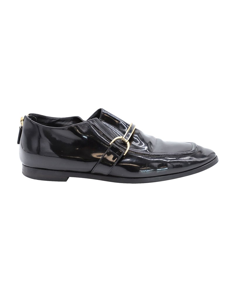 Stella McCartney Morgana Loafers in Black Patent Leather 7766499852348