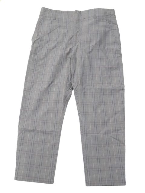 Isabel Marant Etoile Plaid Trousers in Grey Cotton 7766500212796