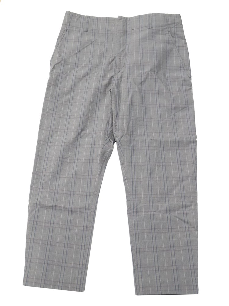 Isabel Marant Etoile Plaid Trousers in Grey Cotton 7766500212796