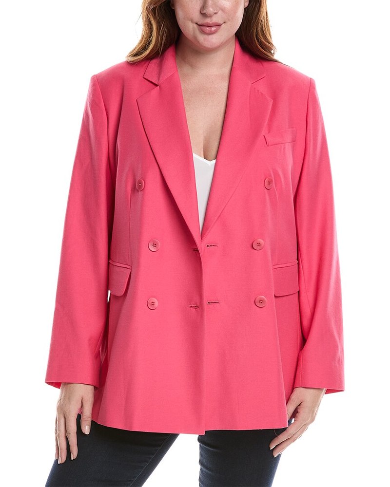 Marina Rinaldi Plus Double-Breasted Blazer 7329970815036