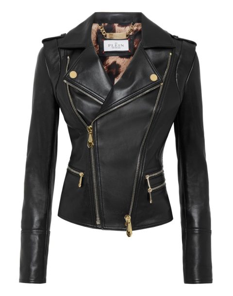 Leather Biker Jacket 7676515221564