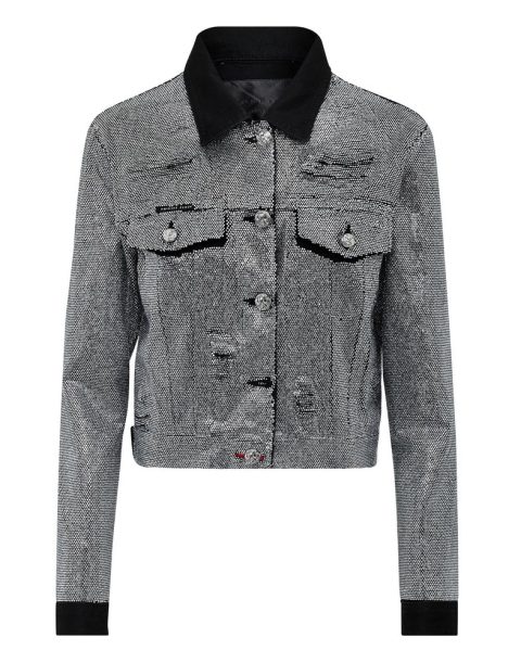 Denim Jacket Crystal 7676518268988