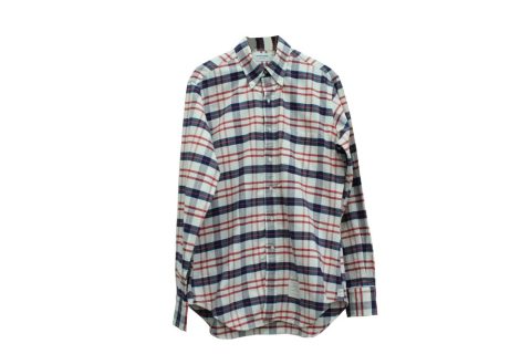 Thom Browne Check-Pattern Shirt in Multicolor Cotton 7766505685052