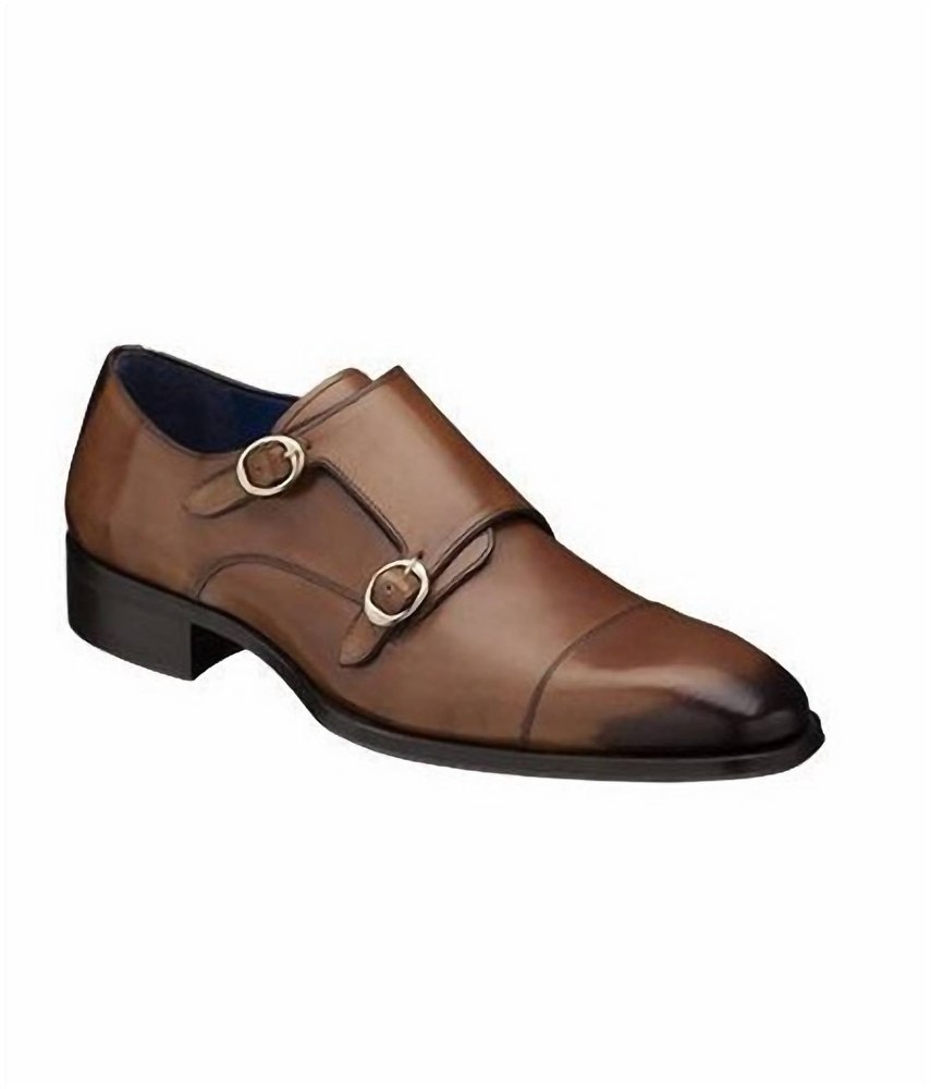 Men’s Vigolo Calfskin Shoes In Tan
