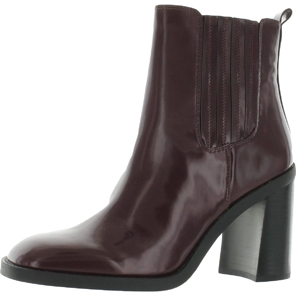 Acker Faux Leather Slip On Chelsea Boots