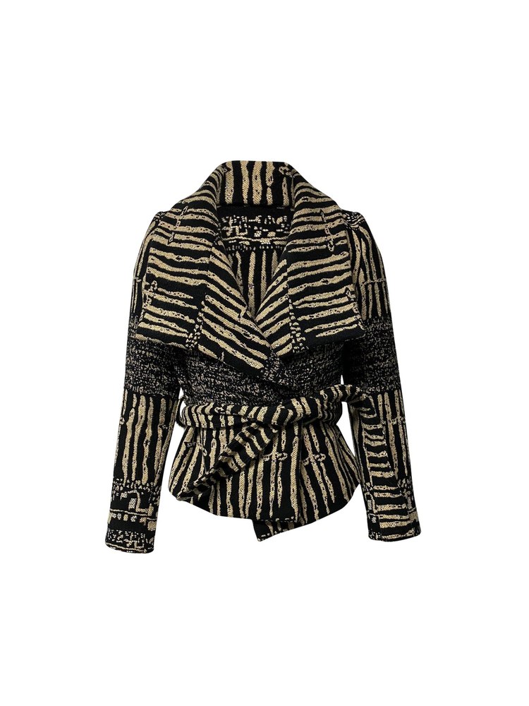 Iro Aska Embroidered Jacket in Multicolor Cotton 7766503718972