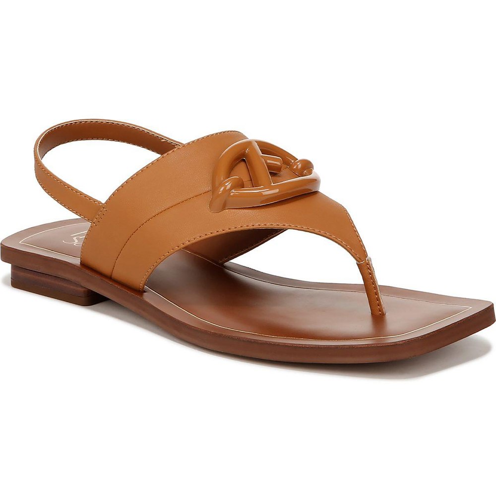 Emmie Patent Slingback Thong Sandals