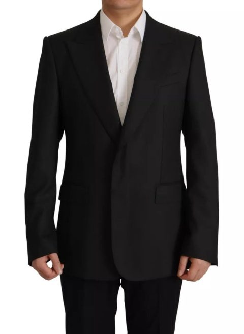 Dolce & Gabbana Polyester Single Breasted Men’s BlazerJacket 7676546940988