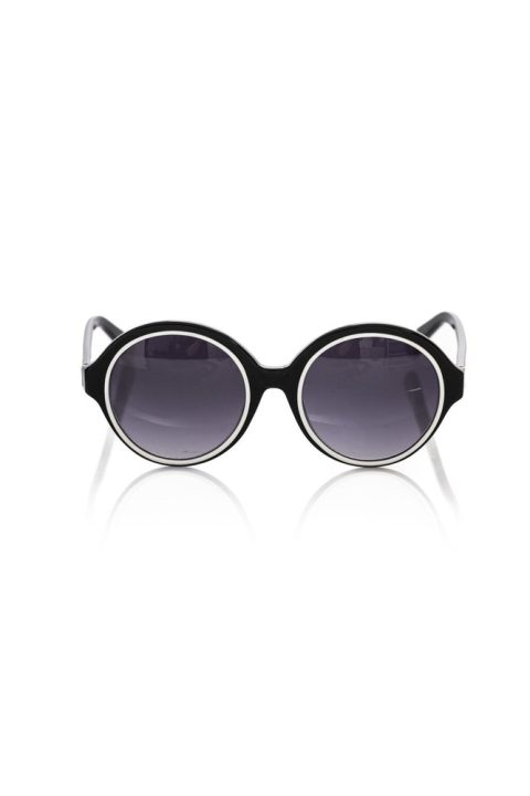 Frankie Morello Chic Round Sunglasses with Women’s Accent