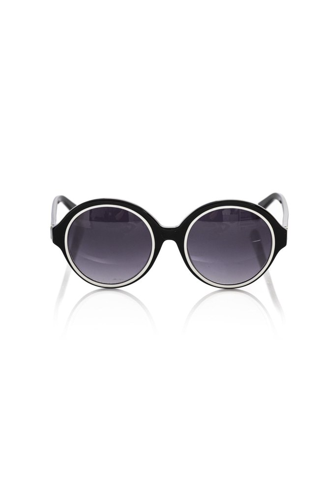Frankie Morello Chic Round Sunglasses with Women’s Accent