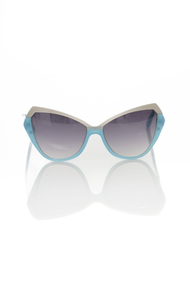Frankie Morello Chic Cat Eye Sunglasses with Metallic Women’s Accents